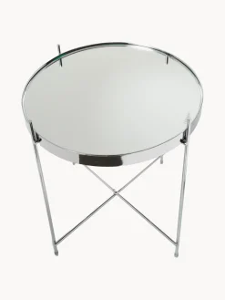 Zuiver Mesa auxiliar plegable Cupid, tablero de cristal