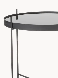 Zuiver Mesa auxiliar plegable Cupid, tablero de cristal