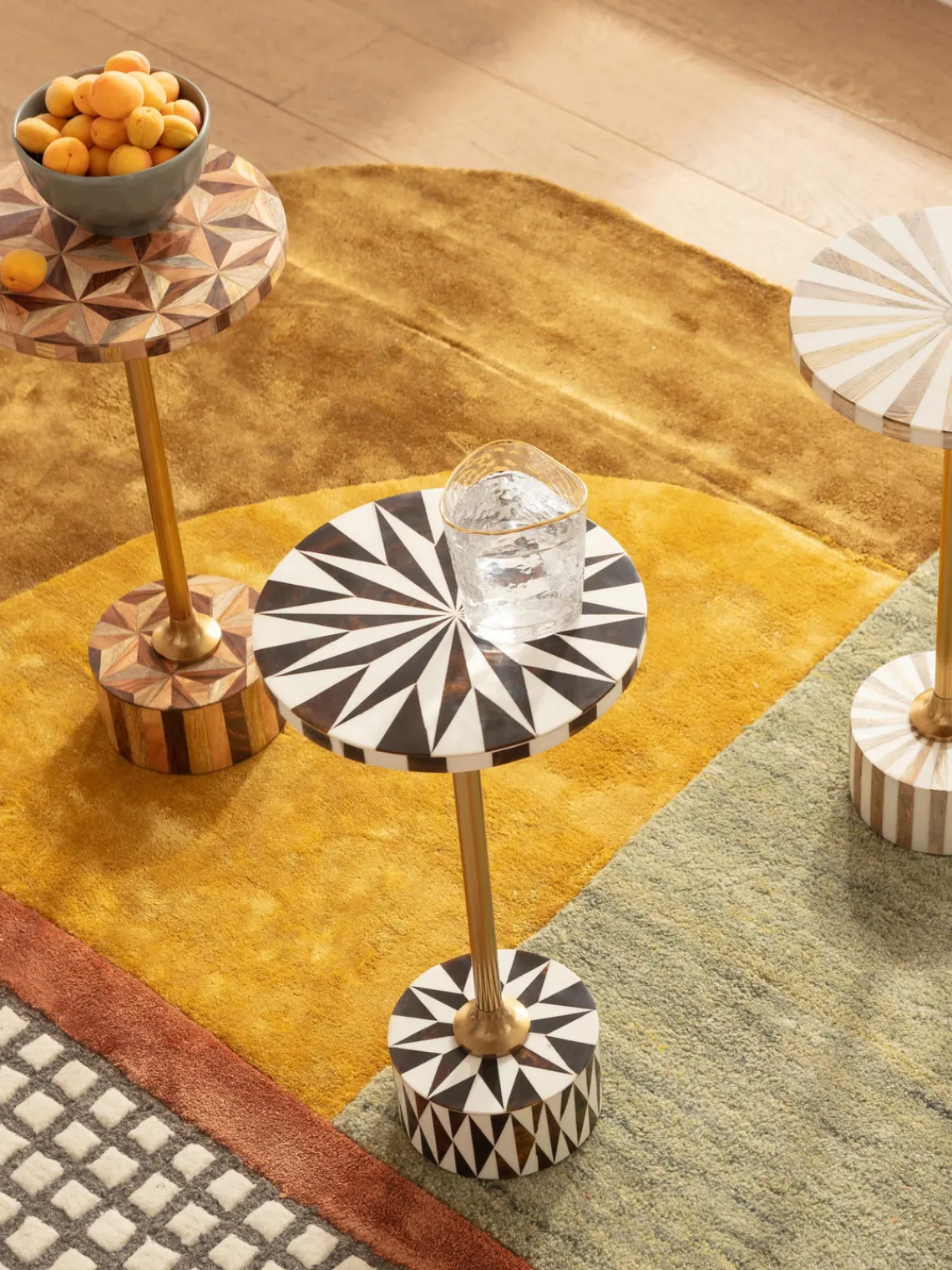 Kare Design Mesa auxiliar redonda artesanal Domero^ Mesas Auxiliares