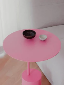 Metallbude Mesa auxiliar redonda Ciro