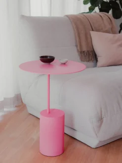 Metallbude Mesa auxiliar redonda Ciro