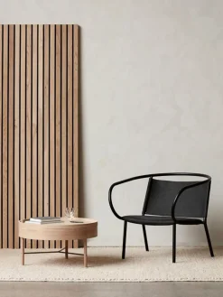 Audo Copenhagen Mesa auxiliar redonda con espacio de almacenamiento Turning Table^ Mesas Auxiliares