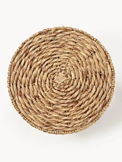 Bloomingville Mesa auxiliar redonda de ratán Camo^ Mesas Auxiliares