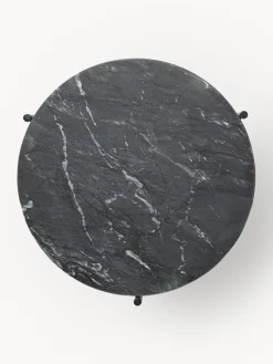 Westwing Collection Mesa auxiliar redonda de mármol Ella