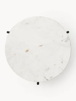 Westwing Collection Mesa auxiliar redonda de mármol Ella^ Mesas Auxiliares