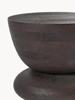 Westwing Collection Mesa auxiliar redonda de madera de mango Benno^ Mesas Auxiliares