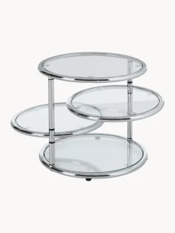 Ellos Home Mesa auxiliar redonda de vidrio Dotts^ Mesas Auxiliares