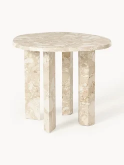 Ferm Living Mesa auxiliar redonda de mármol Taula^ Mesas Auxiliares
