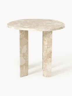 Ferm Living Mesa auxiliar redonda de mármol Taula^ Mesas Auxiliares