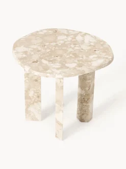 Ferm Living Mesa auxiliar redonda de mármol Taula^ Mesas Auxiliares