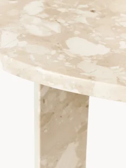 Ferm Living Mesa auxiliar redonda de mármol Taula^ Mesas Auxiliares