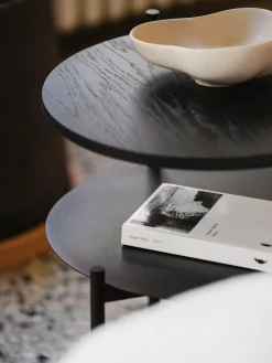 Noo.ma Mesa auxiliar redonda de madera Tu^ Mesas Auxiliares