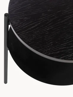 Noo.ma Mesa auxiliar redonda de madera Tu^ Mesas Auxiliares