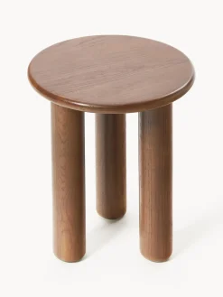 Westwing Collection Mesa auxiliar redonda de madera de roble Didi^ Mesas Auxiliares