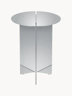 blomus Mesa auxiliar redonda de acero inoxidable Oru