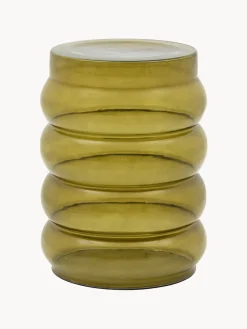 Mesa auxiliar redonda de vidrio soplado Sono