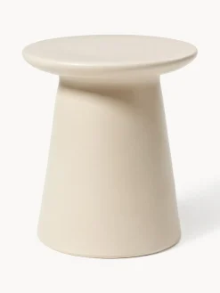 HKLIVING Mesa auxiliar redonda Dunstan