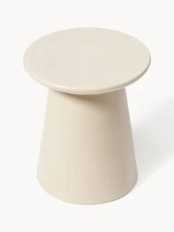 HKLIVING Mesa auxiliar redonda Dunstan