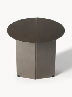 blomus Mesa auxiliar redonda Oru, look vintage^ Mesas Auxiliares