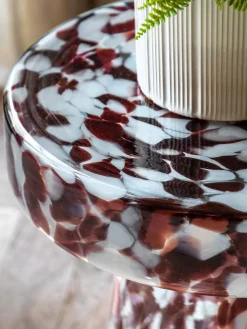 Mesa auxiliar redonda soplada Murano^ Mesas Auxiliares