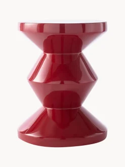 POLSPOTTEN Mesa auxiliar redonda Zig Zag^ Mesas Auxiliares