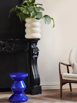 POLSPOTTEN Mesa auxiliar redonda Zig Zag^ Mesas Auxiliares