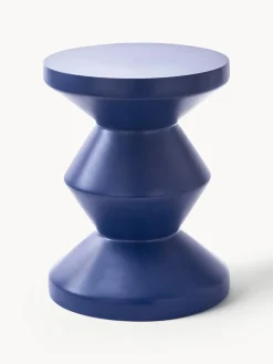 POLSPOTTEN Mesa auxiliar redonda Zig Zag^ Mesas Auxiliares