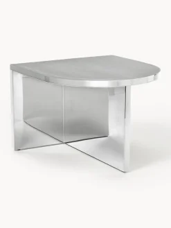 Westwing Collection Mesa baja ovalada de metal Leander^ Mesas De Centro|Mesas De Centro