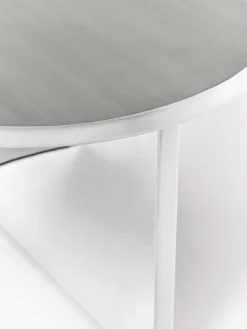 Westwing Collection Mesa baja ovalada de metal Leander^ Mesas De Centro|Mesas De Centro