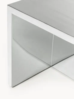 Westwing Collection Mesa baja ovalada de metal Leander^ Mesas De Centro|Mesas De Centro