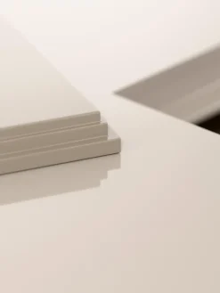 Westwing Collection Mesa de centro con espacio de almacenamiento Alessa, 80 cm