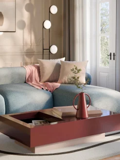 Westwing Collection Mesa de centro con espacio de almacenamiento Alessa, 120 cm^ Mesas De Centro|Mesas De Centro