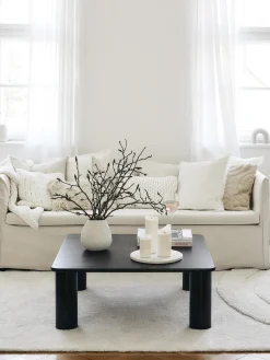 Westwing Collection Mesa de centro de madera de roble Didi