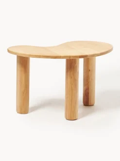 Bloomingville Mesa de centro de madera de caucho con forma orgánica Luppa^ Mesas De Centro|Mesas De Centro