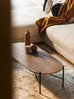 Noo.ma Mesa de centro de madera de nogal Toglan^ Mesas De Centro|Mesas De Centro