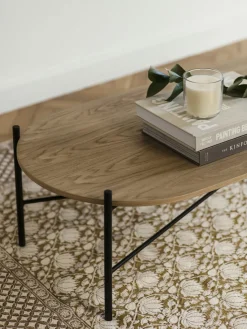 Noo.ma Mesa de centro de madera de nogal Toglan^ Mesas De Centro|Mesas De Centro