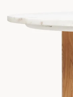 Westwing Collection Mesa de centro de mármol con forma orgánica Naruto^ Mesas De Centro|Mesas De Centro