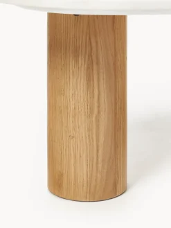 Westwing Collection Mesa de centro de mármol con forma orgánica Naruto