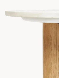 Westwing Collection Mesa de centro de mármol con forma orgánica Naruto