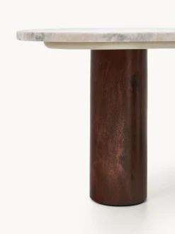 Westwing Collection Mesa de centro de mármol con forma orgánica Naruto, pequeña^ Mesas De Centro|Mesas De Centro