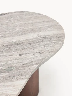 Westwing Collection Mesa de centro de mármol con forma orgánica Naruto, pequeña^ Mesas De Centro|Mesas De Centro