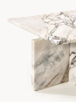 Westwing Collection Mesa de centro de mármol Marisa