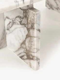 Westwing Collection Mesa de centro de mármol Marisa