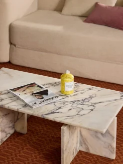 Westwing Collection Mesa de centro de mármol Marisa