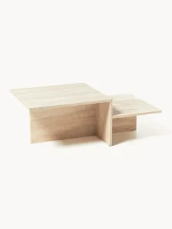 Ferm Living Mesa de centro de travertino con dos tableros Distinct^ Mesas De Centro|Mesas De Centro