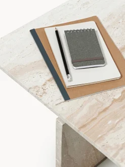 Westwing Collection Mesa de centro de travertino Marisa