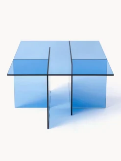 Westwing Collection Mesa de centro de vidrio Anouk, 102 cm