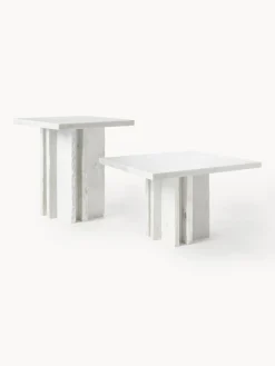 Westwing Collection Mesa de centro en look mármol Selene