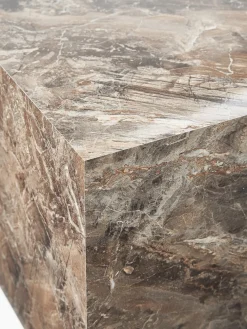 Westwing Collection Mesa de centro en look mármol Lesley