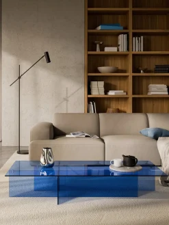 Westwing Collection Mesa de centro grande de vidrio Anouk, 160 cm^ Mesas De Centro|Mesas De Centro